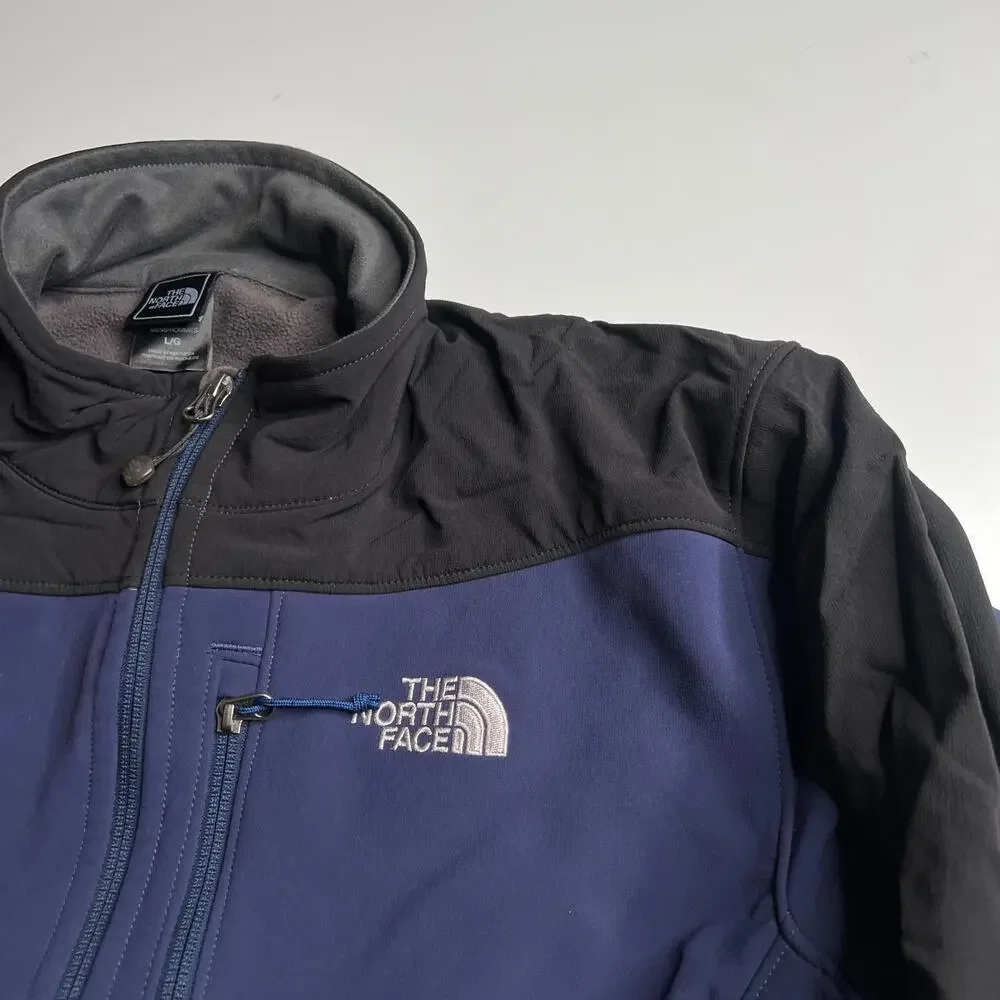 Vintage The North Face Apex Soft Shell‎ Jacket Blue Gray Men’s Size L